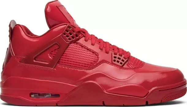 Кроссовки Air Jordan 11LAB4 Red Patent Leather, красный