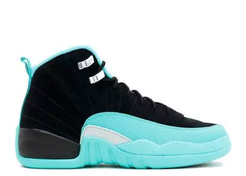 Кроссовки AIR JORDAN 12 GG 'HYPER JADE', черный