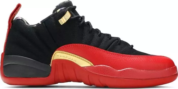 Кроссовки Air Jordan 12 Low SE GS Super Bowl, черный