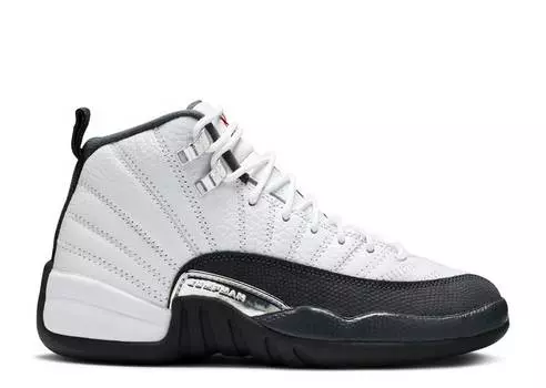 Кроссовки AIR JORDAN 12 RETRO BG 'DARK GREY', белый