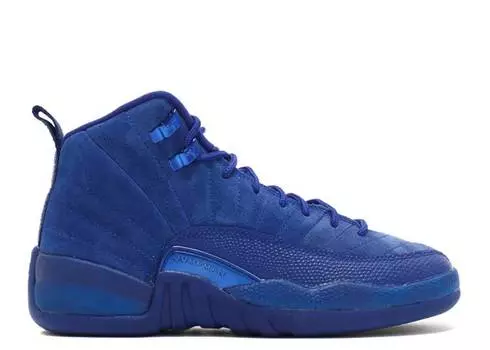 Кроссовки AIR JORDAN 12 RETRO BG 'DEEP ROYAL', синий