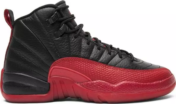 Кроссовки Air Jordan 12 Retro BG Flu Game 2016, черный