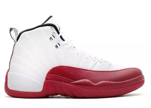 Кроссовки AIR JORDAN 12 RETRO 'CHERRY' 2009, белый