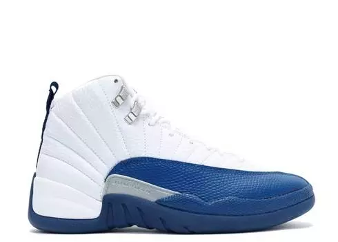 Кроссовки AIR JORDAN 12 RETRO 'FRENCH BLUE' 2004, белый