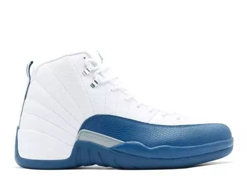 Кроссовки AIR JORDAN 12 RETRO 'FRENCH BLUE' 2016, белый