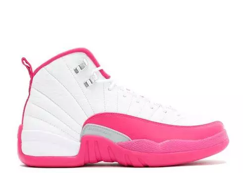 Кроссовки AIR JORDAN 12 RETRO GG 'VIVID PINK', белый