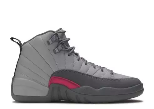 Кроссовки AIR JORDAN 12 RETRO GG 'VIVID PINK', серый