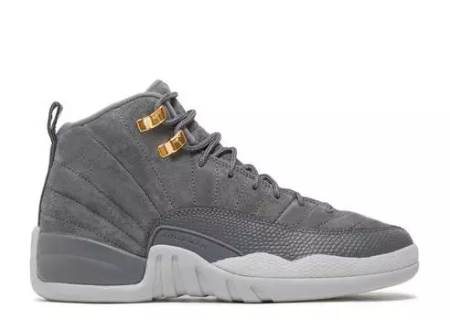 Кроссовки AIR JORDAN 12 RETRO GS 'DARK GREY', серый