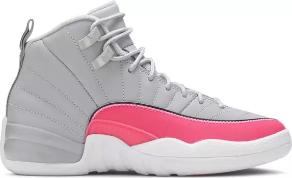 Кроссовки Air Jordan 12 Retro GS Racer Pink, серый