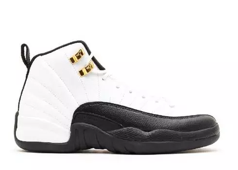 Кроссовки AIR JORDAN 12 RETRO GS 'TAXI' 2013, белый