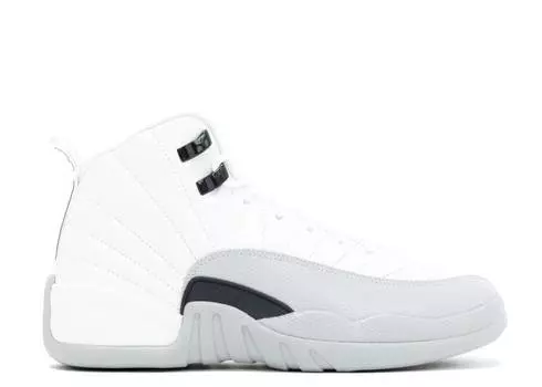Кроссовки AIR JORDAN 12 RETRO GS 'WOLF GREY', белый