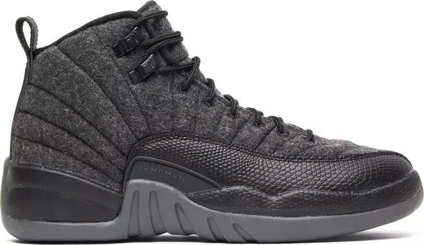 Кроссовки Air Jordan 12 Retro GS Wool, серый