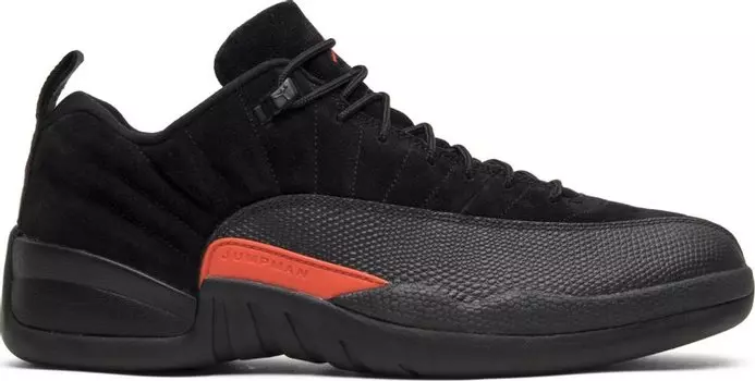 Кроссовки Air Jordan 12 Retro Low Max Orange, черный