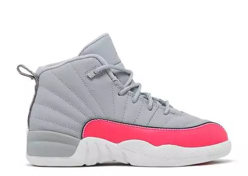 Кроссовки AIR JORDAN 12 RETRO PS 'RACER PINK', серый