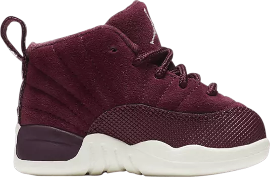 Кроссовки Air Jordan 12 Retro TD Bordeaux, красный