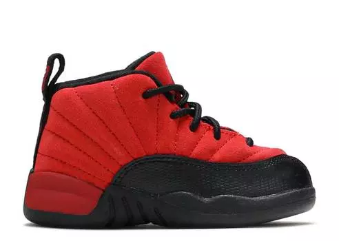 Кроссовки AIR JORDAN 12 RETRO TD 'REVERSE FLU GAME', красный