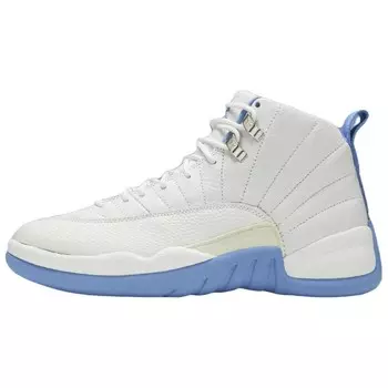 Кроссовки Air Jordan 12 Vintage Basketball Shoes Men High-top White, белый