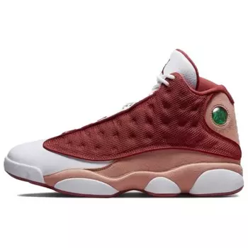 Кроссовки Air Jordan 13 "Dune Red", оранжевый/белый/голубой