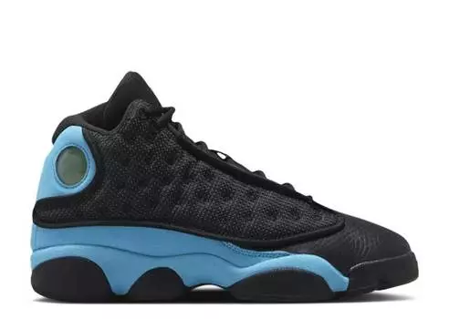 Кроссовки AIR JORDAN 13 RETRO GS 'BLACK UNIVERSITY BLUE', черный