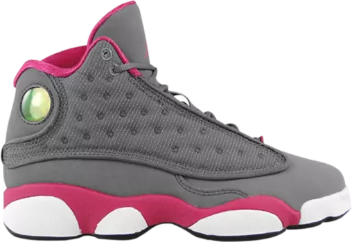 Кроссовки Air Jordan 13 Retro GS Grey Fusion Pink, серый