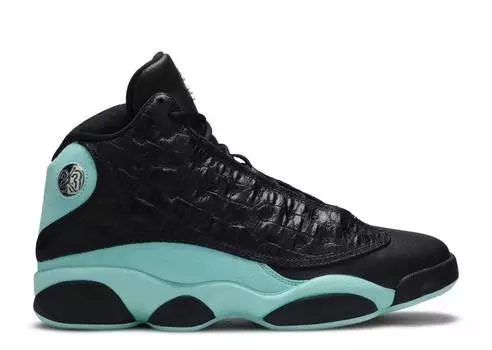 Кроссовки AIR JORDAN 13 RETRO 'ISLAND GREEN', черный