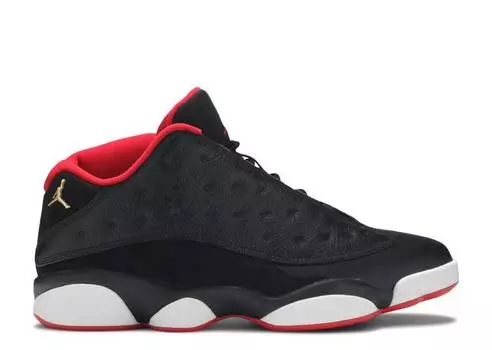 Кроссовки AIR JORDAN 13 RETRO LOW 'BRED', черный