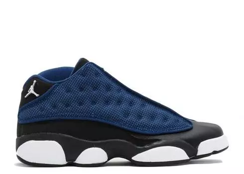 Кроссовки AIR JORDAN 13 RETRO LOW GS 'BRAVE BLUE' 2017, синий