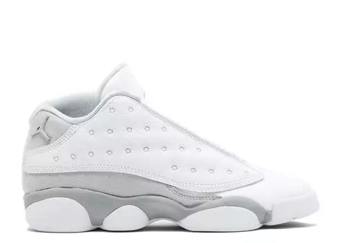 Кроссовки AIR JORDAN 13 RETRO LOW GS 'PURE MONEY', белый