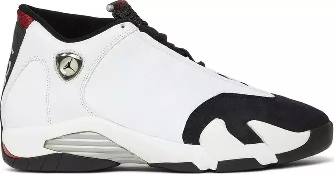 Кроссовки Air Jordan 14 OG Black Toe 1998, белый