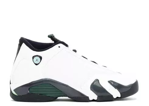 Кроссовки AIR JORDAN 14 RETRO BG 'OXIDIZED GREEN' 2016, белый