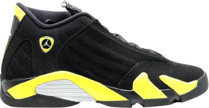 Кроссовки Air Jordan 14 Retro BG Thunder, черный