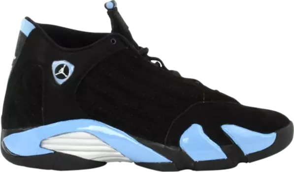 Кроссовки Air Jordan 14 Retro Black University Blue, черный
