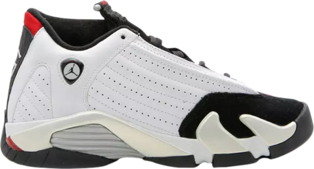 Кроссовки Air Jordan 14 Retro GS Black Toe 2006, белый