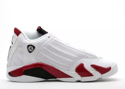 Кроссовки AIR JORDAN 14 RETRO GS 'CANDY CANE' 2006, белый