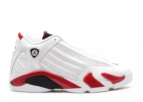 Кроссовки AIR JORDAN 14 RETRO GS 'CANDY CANE' 2012, белый