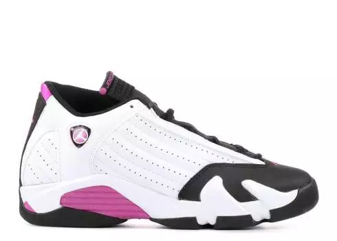 Кроссовки AIR JORDAN 14 RETRO GS 'FUCHSIA BLAST', белый