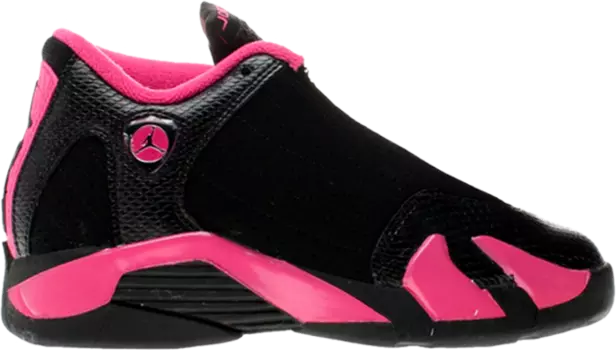Кроссовки Air Jordan 14 Retro PS Desert Pink, черный