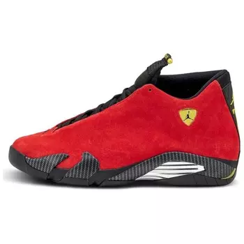 Кроссовки Air Jordan 14 Vintage Basketball Shoes Unisex Mid-top Red-black, красный
