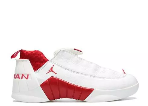 Кроссовки AIR JORDAN 15 OG LOW 'DEEP RED', белый