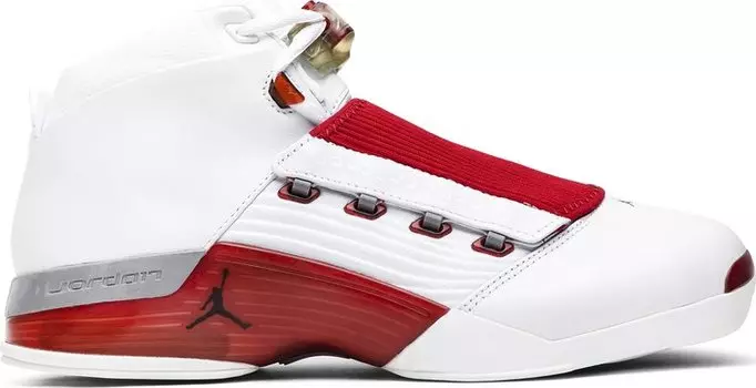 Кроссовки Air Jordan 17 OG Varsity Red, белый