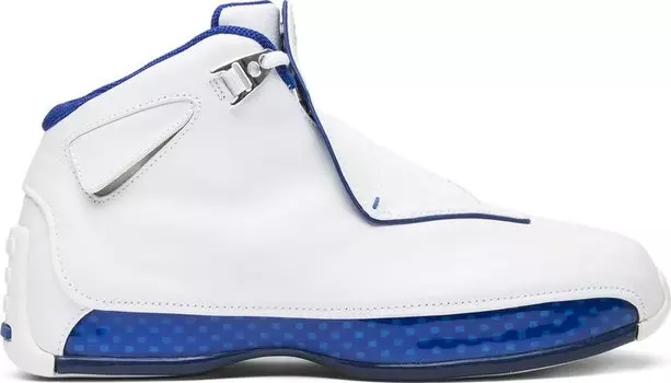 Кроссовки Air Jordan 18 OG White Sport Royal 2003, белый