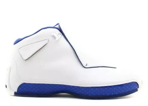 Кроссовки AIR JORDAN 18 OG 'WHITE SPORT ROYAL' 2003, белый