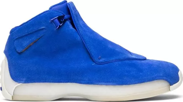 Кроссовки Air Jordan 18 Retro Blue Suede, синий