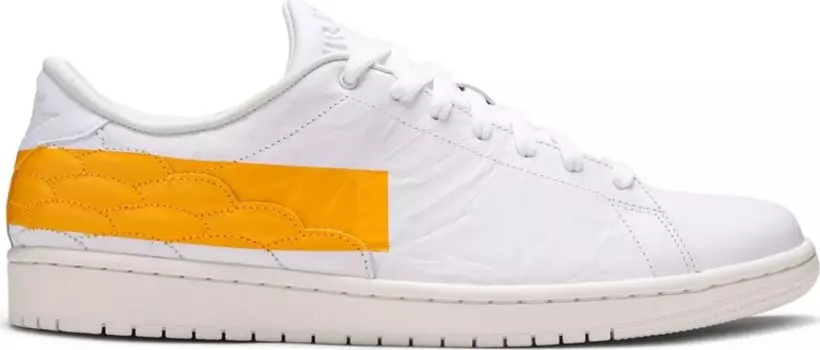 Кроссовки Air Jordan 1 Centre Court University Gold, белый