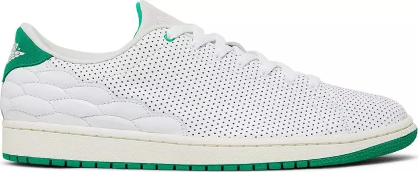 Кроссовки Air Jordan 1 Centre Court White Stadium Green, белый