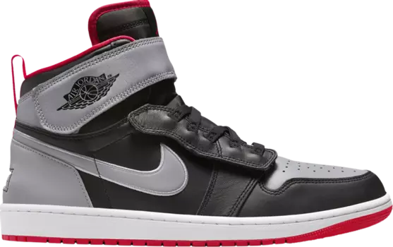 Кроссовки Air Jordan 1 High FlyEase 'Black Cement', черный