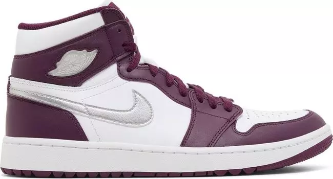 Кроссовки Air Jordan 1 High Golf 'Bordeaux', красный