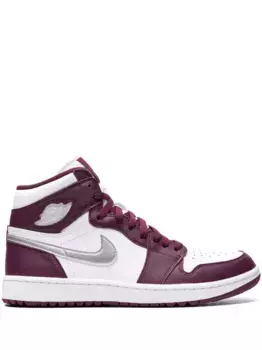 Кроссовки Air Jordan 1 High Golf 'Bordeaux', белый
