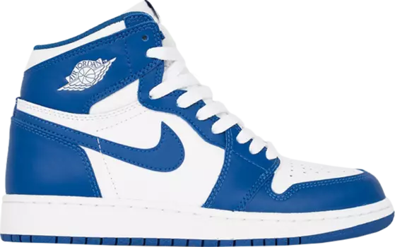 Кроссовки Air Jordan 1 High OG BG Storm Blue, синий