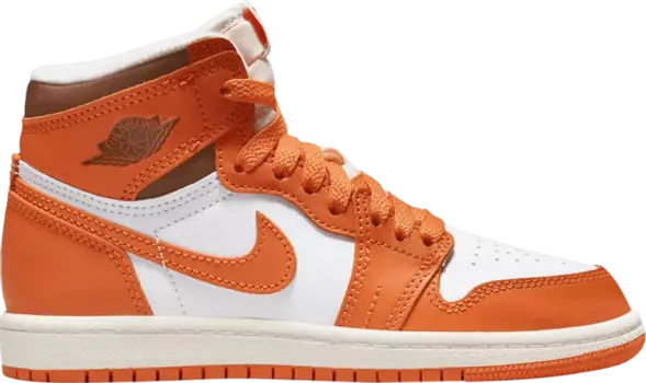 Кроссовки Air Jordan 1 High OG PS Starfish, оранжевый